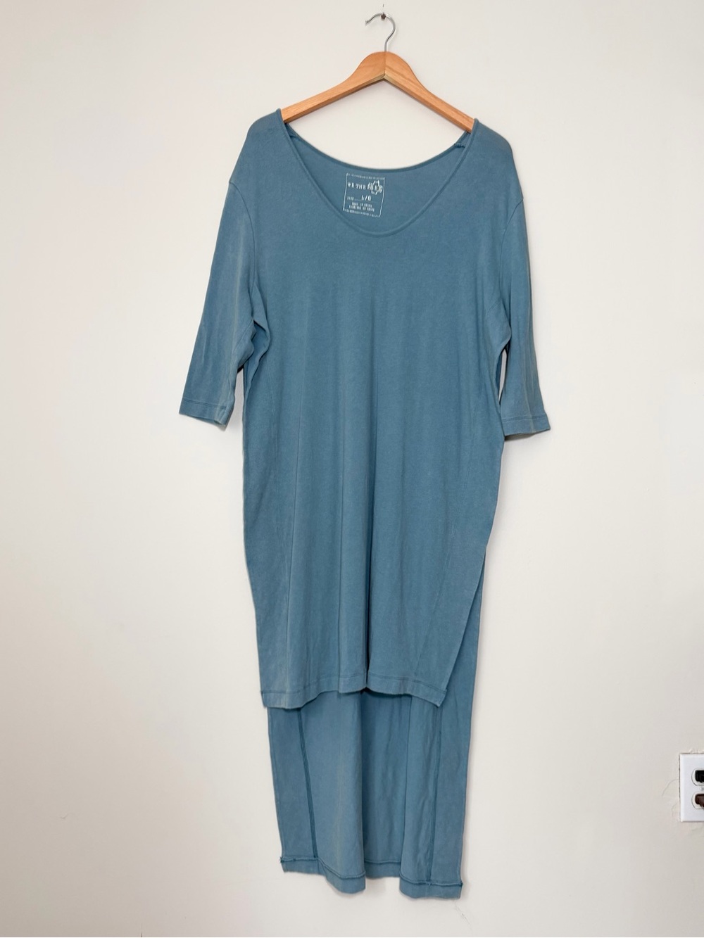 Free People We the Free Oversized Long Tunic Tee